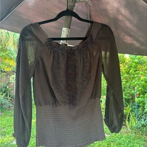 Elegant Black Women's Top